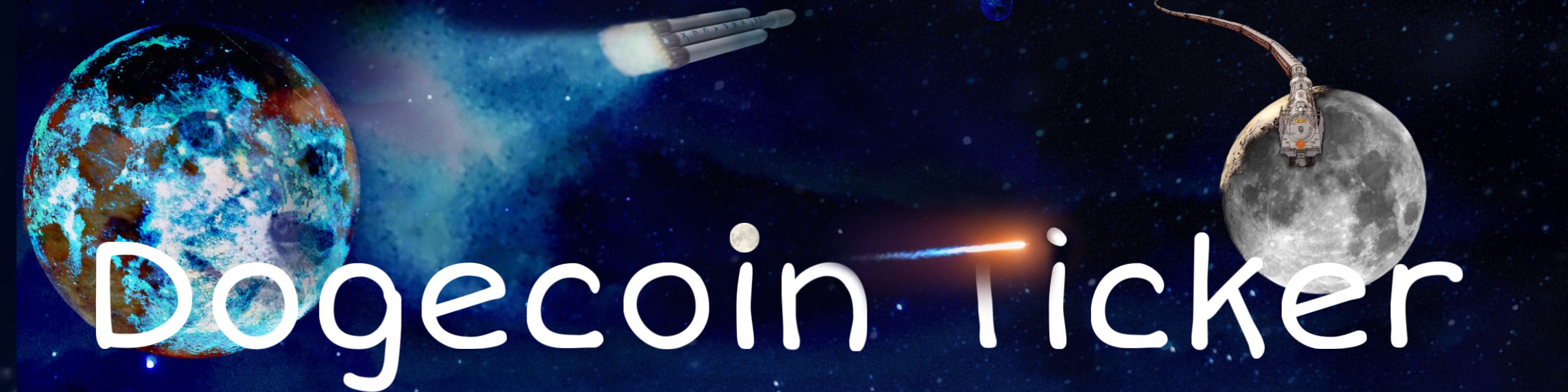 Dogecoin Ticker Banner